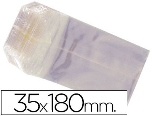 Saco celofane 35x180mm pack 100 , Branca , 28077 , 0